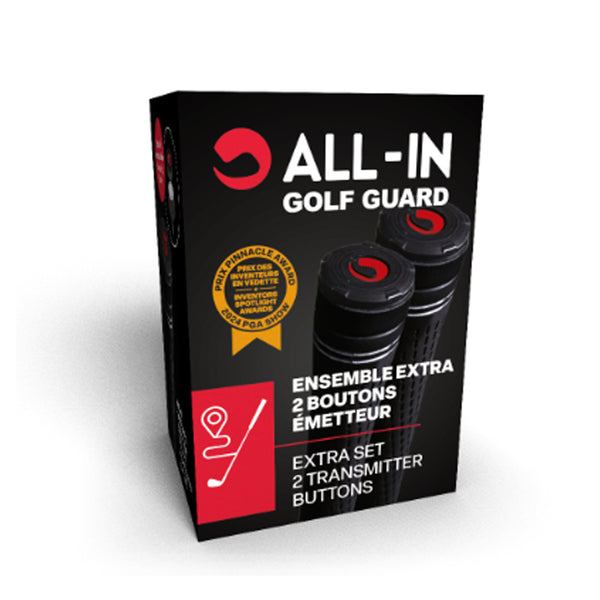 Display Case – 8 Sets of (2) Extra Transmitter Buttons (For Resale)