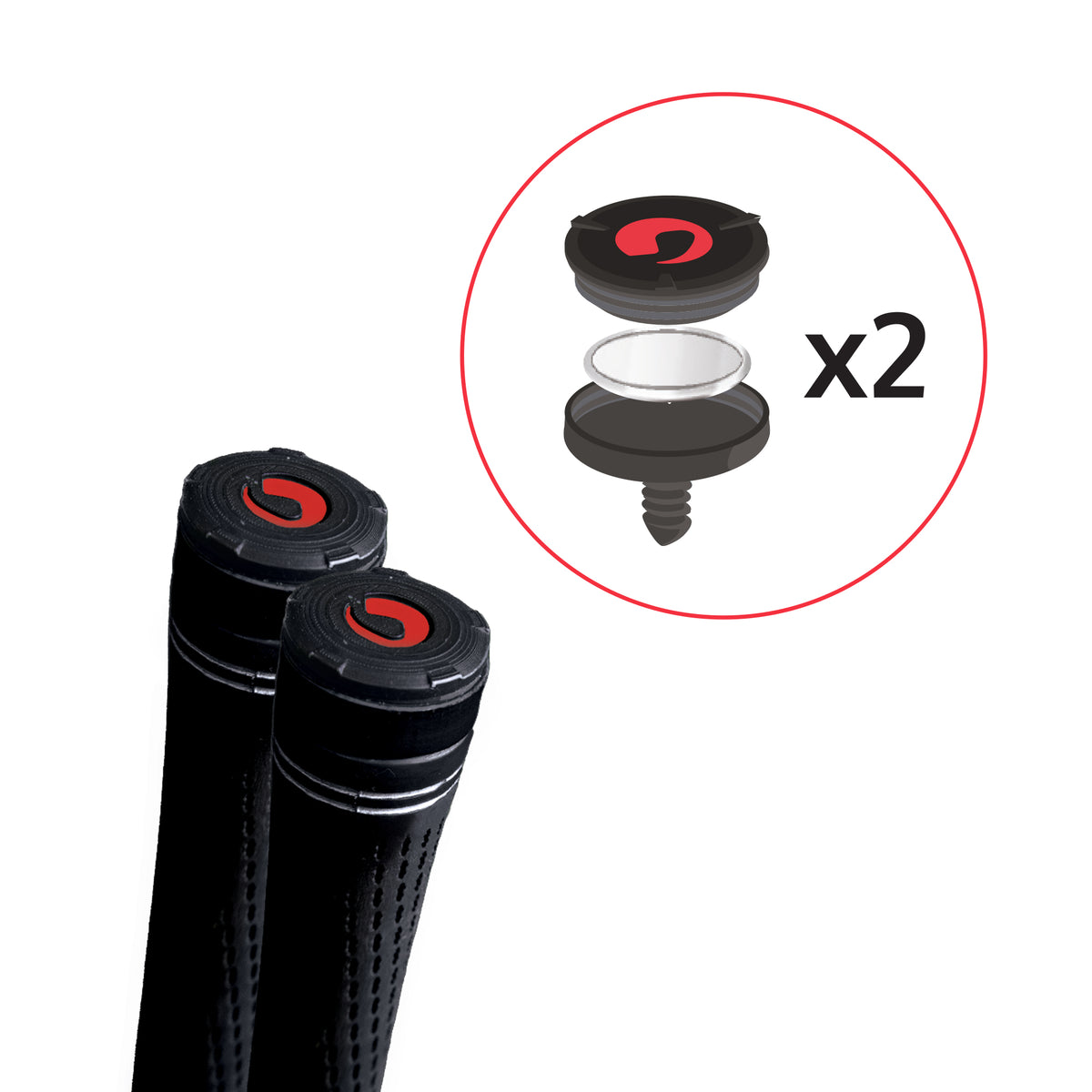 Set of (2) extra transmitter buttons